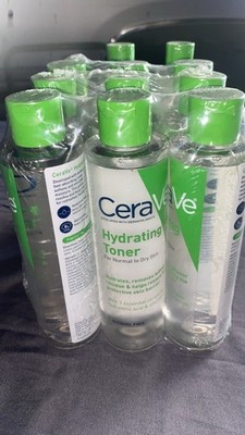 Pack Of 3 CeraVe Hydrating Facial Toner Alcohol Free Normal Dry Skin 6.8 Fl Oz