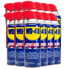 WD-40 Multi-Use Product with Smart Straw Sprays 2 Ways,12 OZ 12-Pack