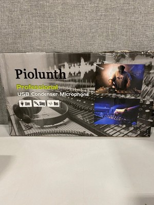 BLACK - PIOLUNTH PROFESSIONAL USB CONDENSER MICROPHONE