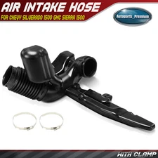 Engine Air Intake Hose with Clamp for Chevy Silverado 1500 07-13 GMC Sierra 1500