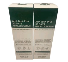 Two (2) SOME BY MI AHA BHA PHA 30 Days Miracle Serum 50ml