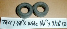 Le Mans German Sponge Compound Rubber Slot Car Tires Unique Eng. 1 1/8" T Used