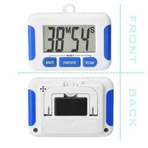 2X Digital Kitchen Timer Magnetic Cooking LCD Large Count Down Clear Alarm Egg - Picture 19 of 23