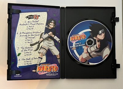 Naruto - Vol. 2: Dangerous Mission (DVD, 2006, Dubbed
