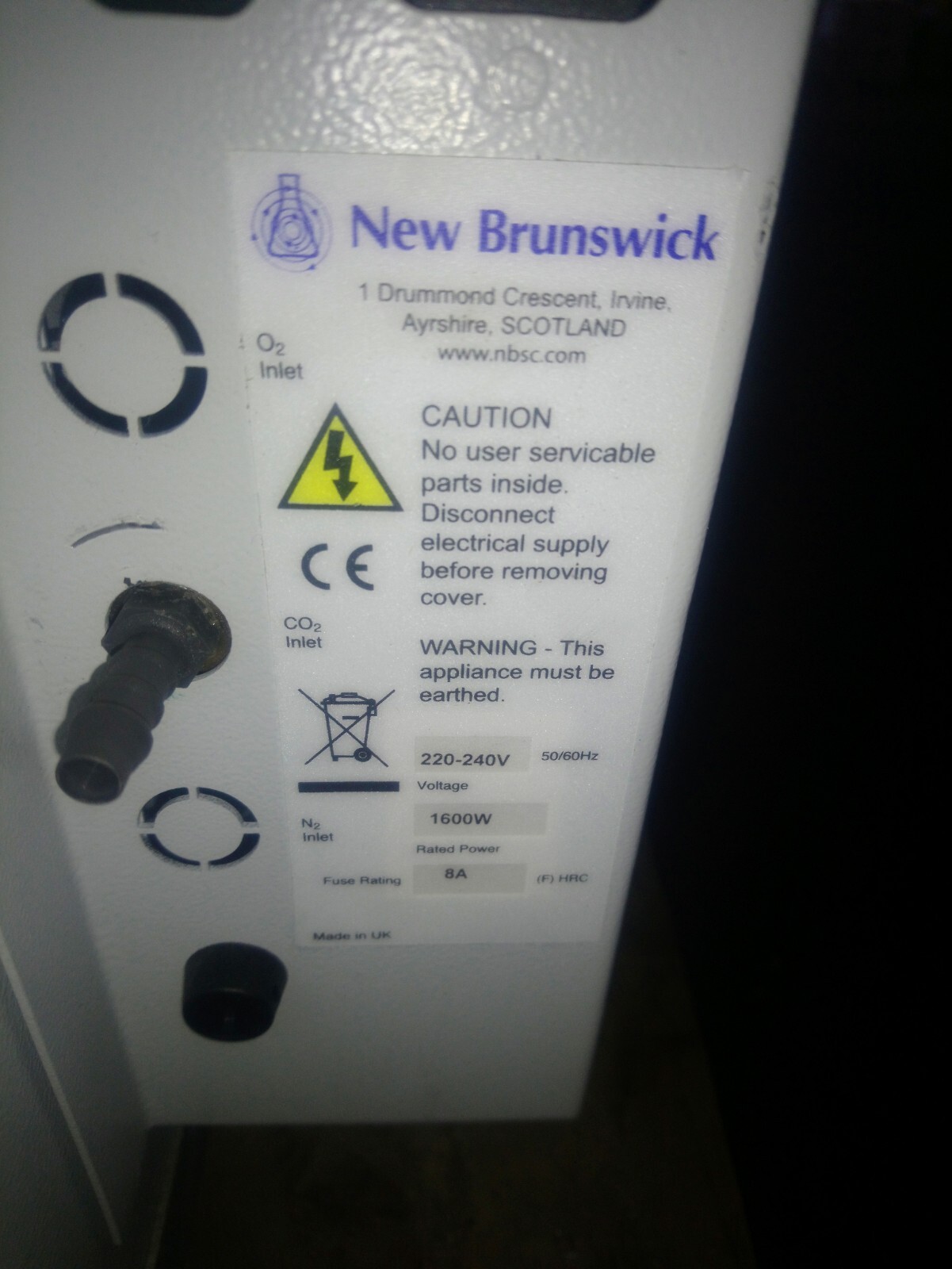 Eppendorf New Brunswick Galaxy 170R CO2 incubator Cooling option fitted