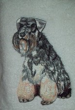 SCHNAUZER Dog Breed Personalized SWEATSHIRT EMBROIDERED