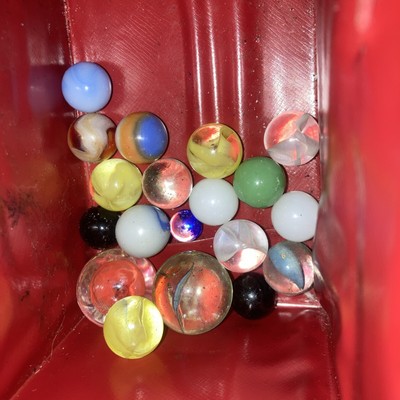 Lot Of 20 Vintage Glass Marbles