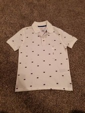 Image of BNWT TOMMY HILFIGER BOYS WHITE POLO SHIRT SIZE Medium 8-10 yrs
