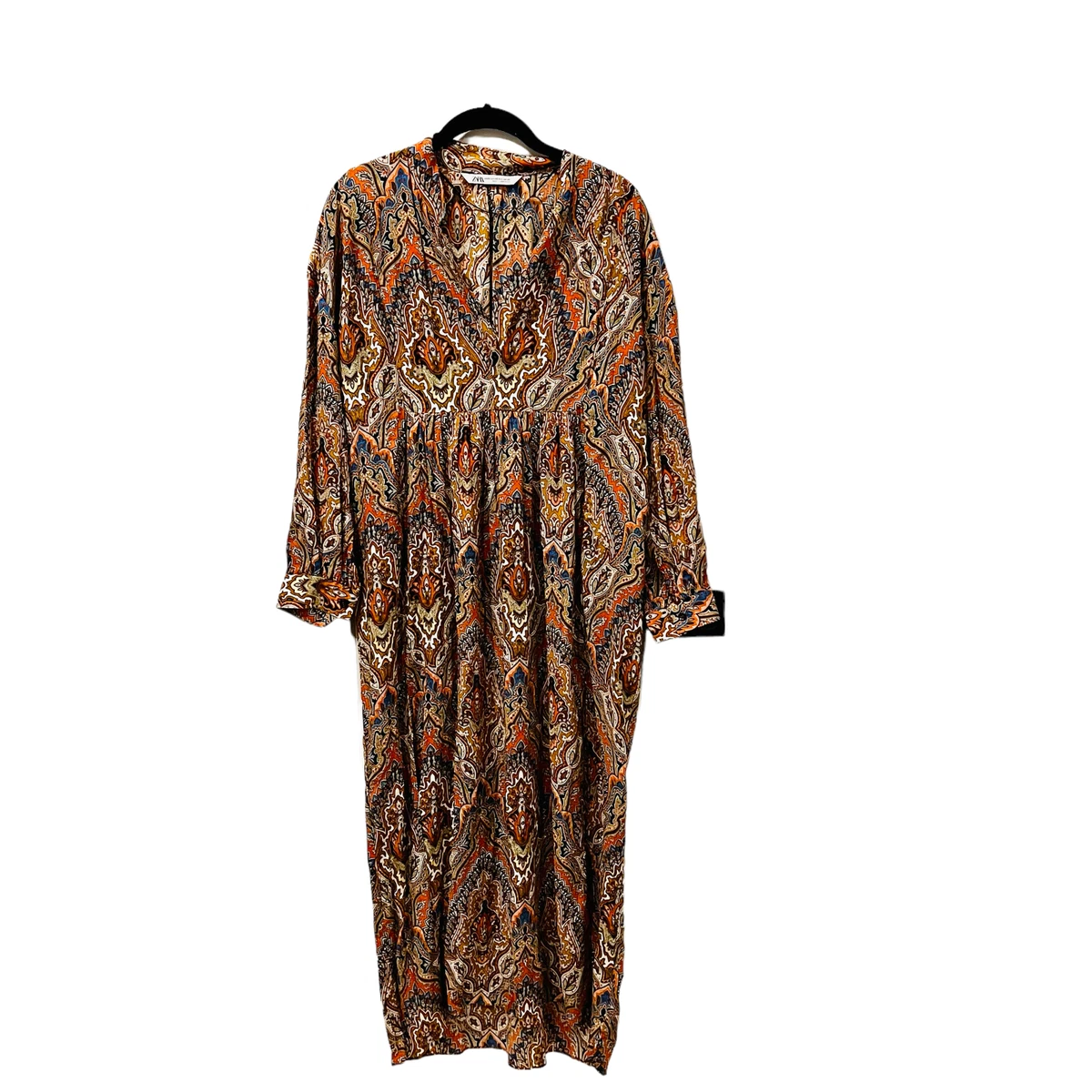 Zara printed flowing clearance dress