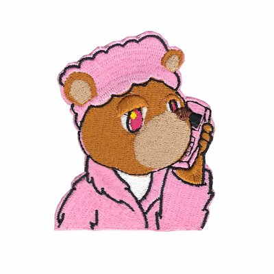 Yzy Bär Trapgod Motiv DIY Aufbügeln Bestickt Applikation Flicken