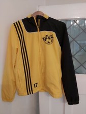 Adidas Women's Football FC Hovelriege Germany Yellow Black Training Jacket 36/38