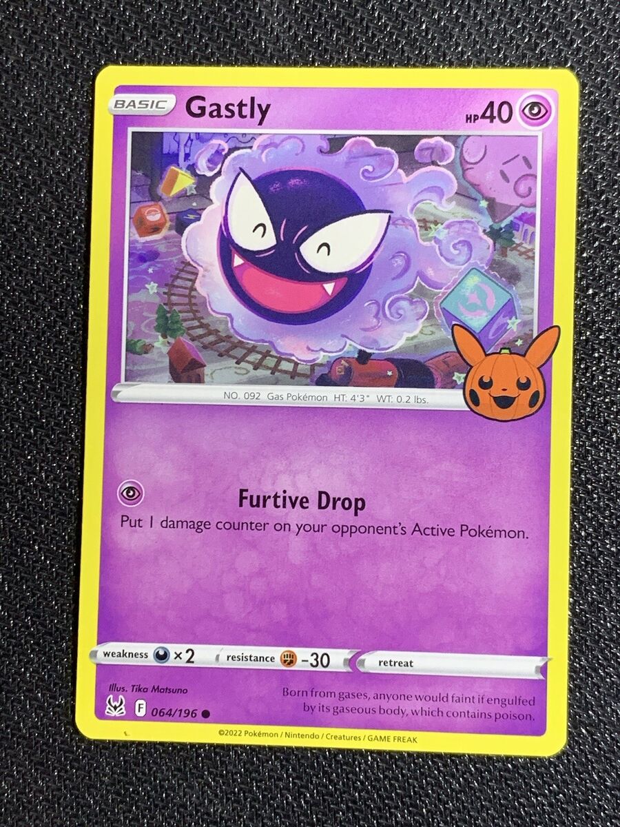 Pokemon Shiny Gengar Trick or Treat Registered Trade or Ultrafriend