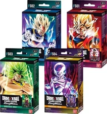 Dragon Ball Fusion World Starter Deck : 1-4 Son Goku, Vegeta, Broly, Frieza ENG