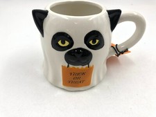Trick or Treat Ceramic 18oz Ghost Coffee Mug BB01B36032