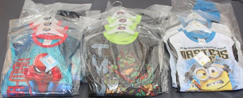 Job Lot 100 x BOYS & GIRLS Official BRAND NEW Character Pyjamas/Nightwear Items - Imagen 9 de 15