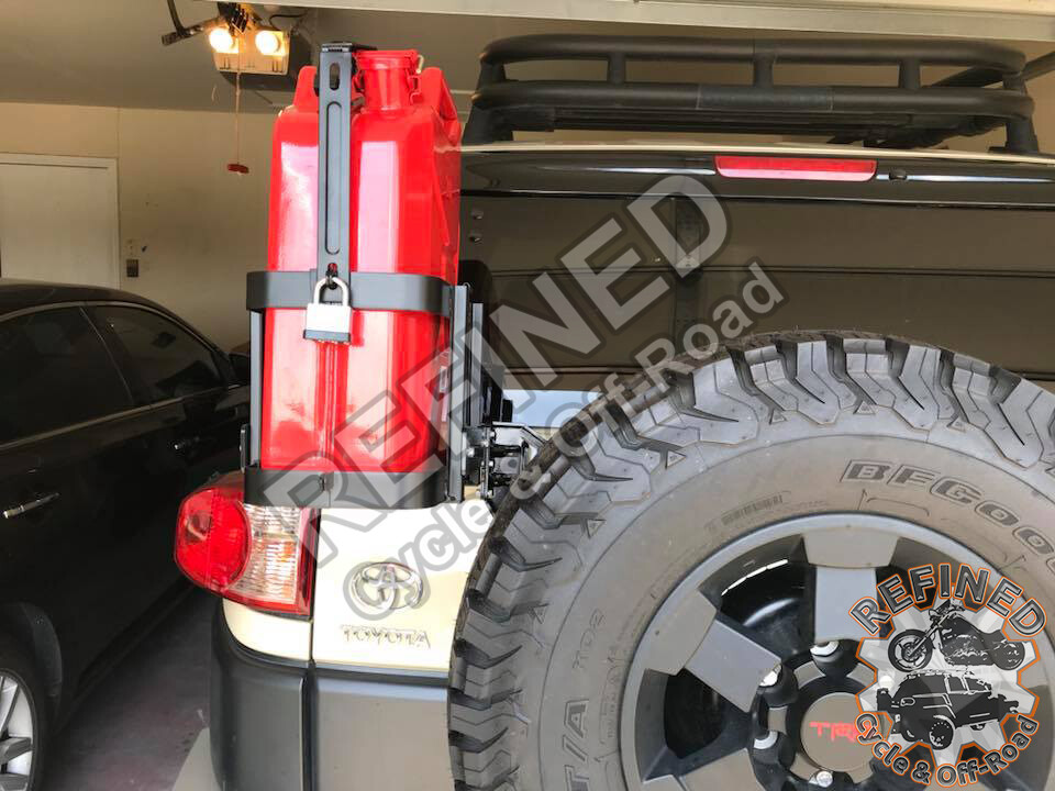 Toyota FJ Cruiser, all years Jerry Gas Can Mount ** READ