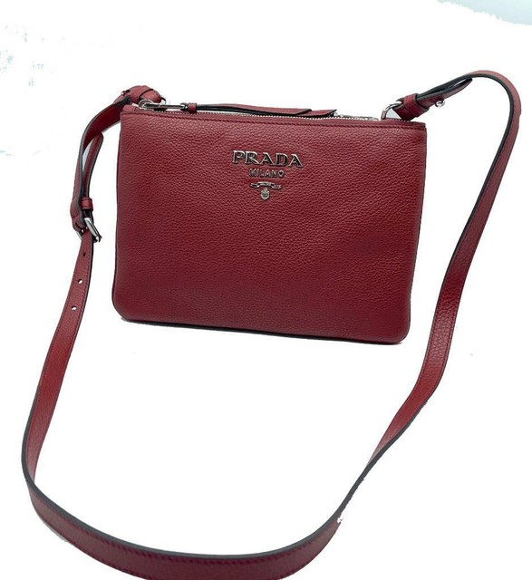 prada double zip crossbody