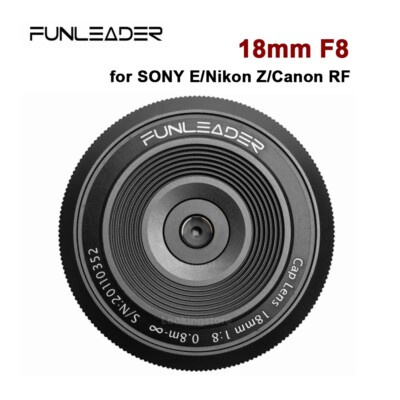 Funleader 18mm F8 Pro Full frame Wide Angle Lens for Sony E Nikon Z Leica M Fuji
