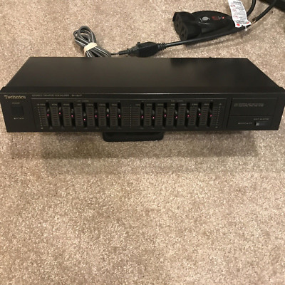 Technics SH-8017 Graphic Stereo Audio Equalizer Vintage Tested