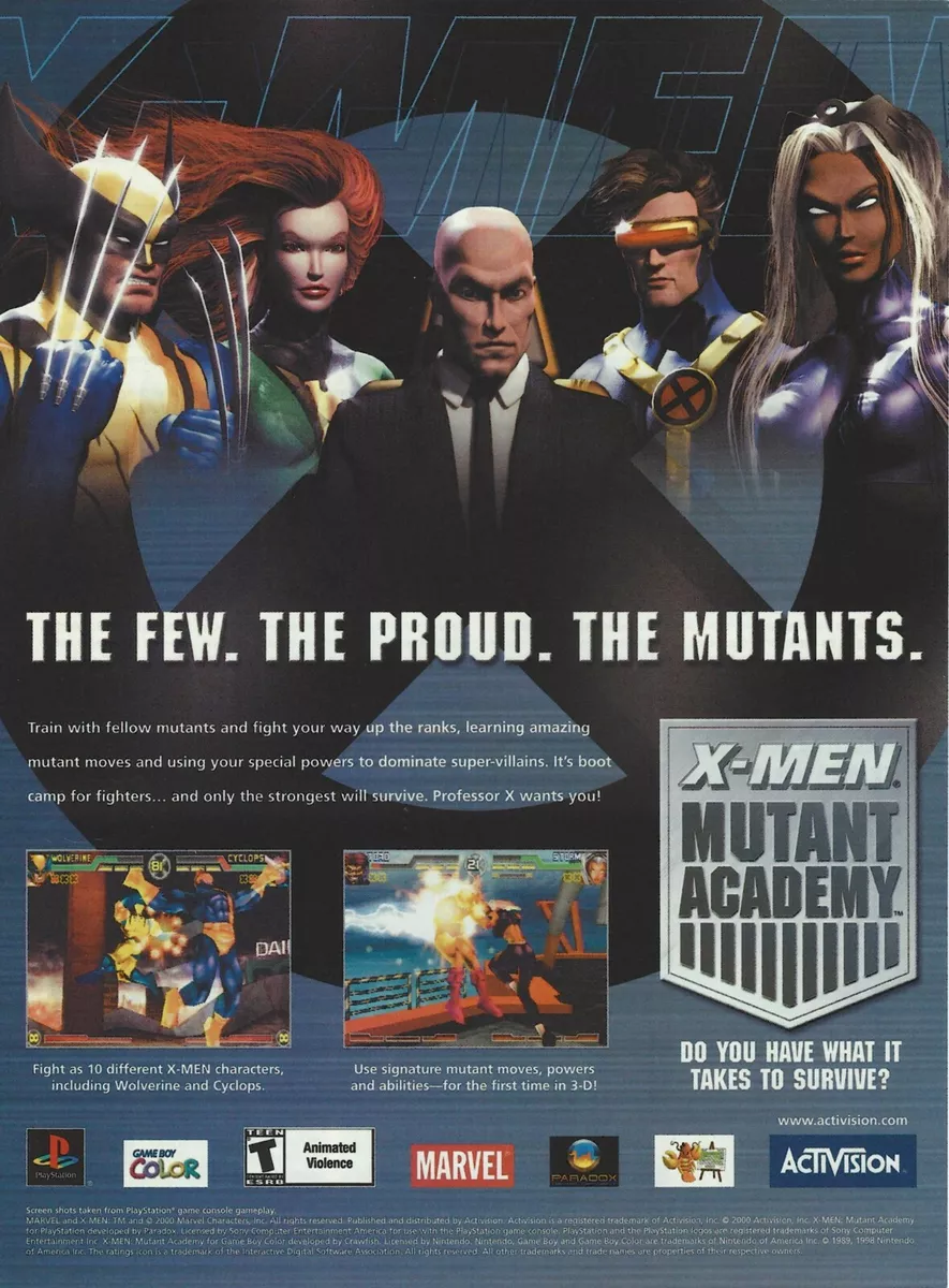 X-Men: Mutant Academy 2  X men, Playstation games, Playstation