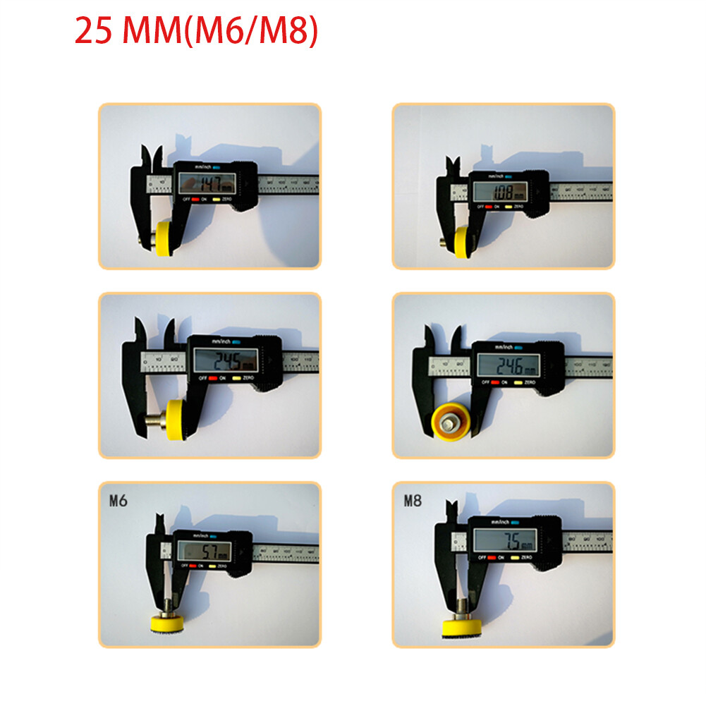 25-150 mm M6 M8 Ersatz-Klett-Teller für Exzenter-Schleifer 