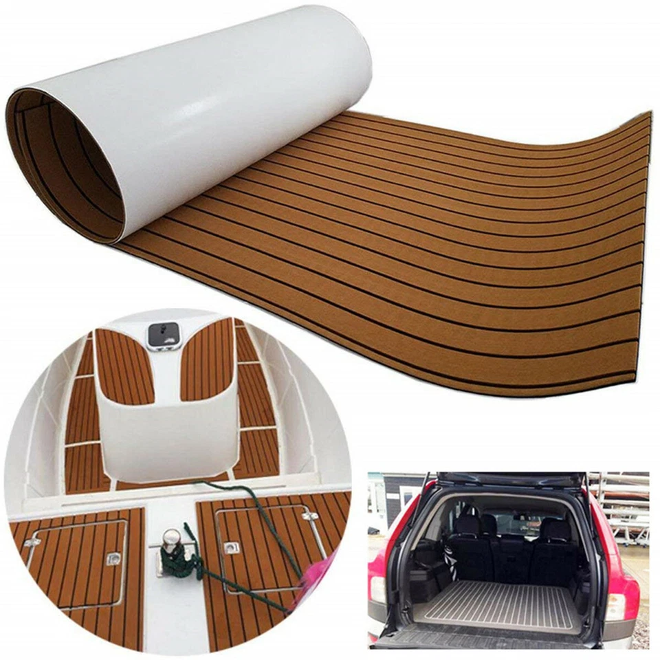 Self-Adhesive Non-skid EVA Foam DIY Custom Floor Mat for Car Trunk Boat Decking - Image 3 of 4