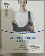 VELPEAU Arm Sling Shoulder Immobilizer Rotator Cuff Support Brace Comfort MEDIUM