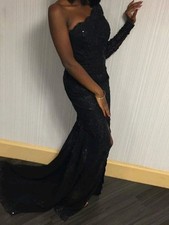 Women Black Ball Gown