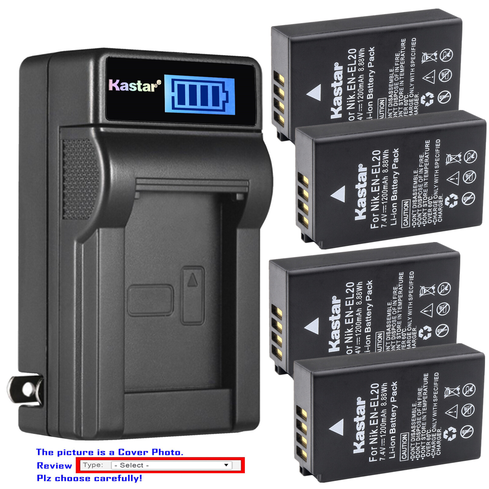 Kastar Battery Lcd Wall Charger For Nikon En El Mh 27 Nikon Dl24 500 Camera Ebay