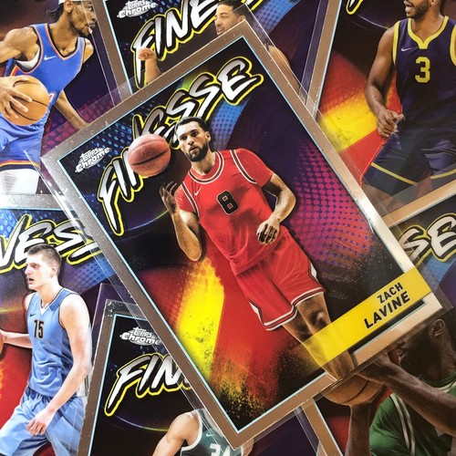 2023-24 Topps Chrome Basketball ZACH LAVINE Finesse Base #4