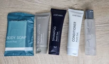 5 JOSE EBER Shampoo Conditioner Body Lotion Soap Bar + PURE Conditioning Shampoo