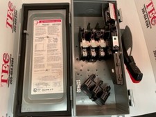30 Amp Square D HU361AEI Disconnect/Safety Switch, Type 12K Enclosure