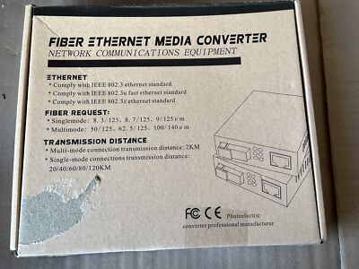 fiber ethernet media converter