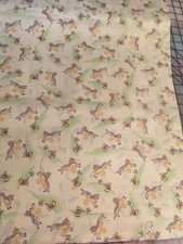 Cow moon hey diddle diddle cat fiddle Baby toddler sheet set blue