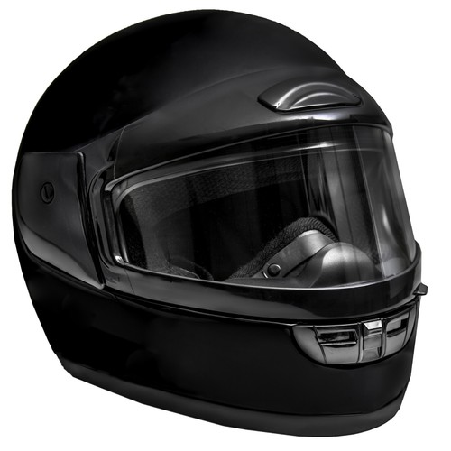 Youth Large Raider Full Face Snowmobile Helmet Dual Pane Shield Breath