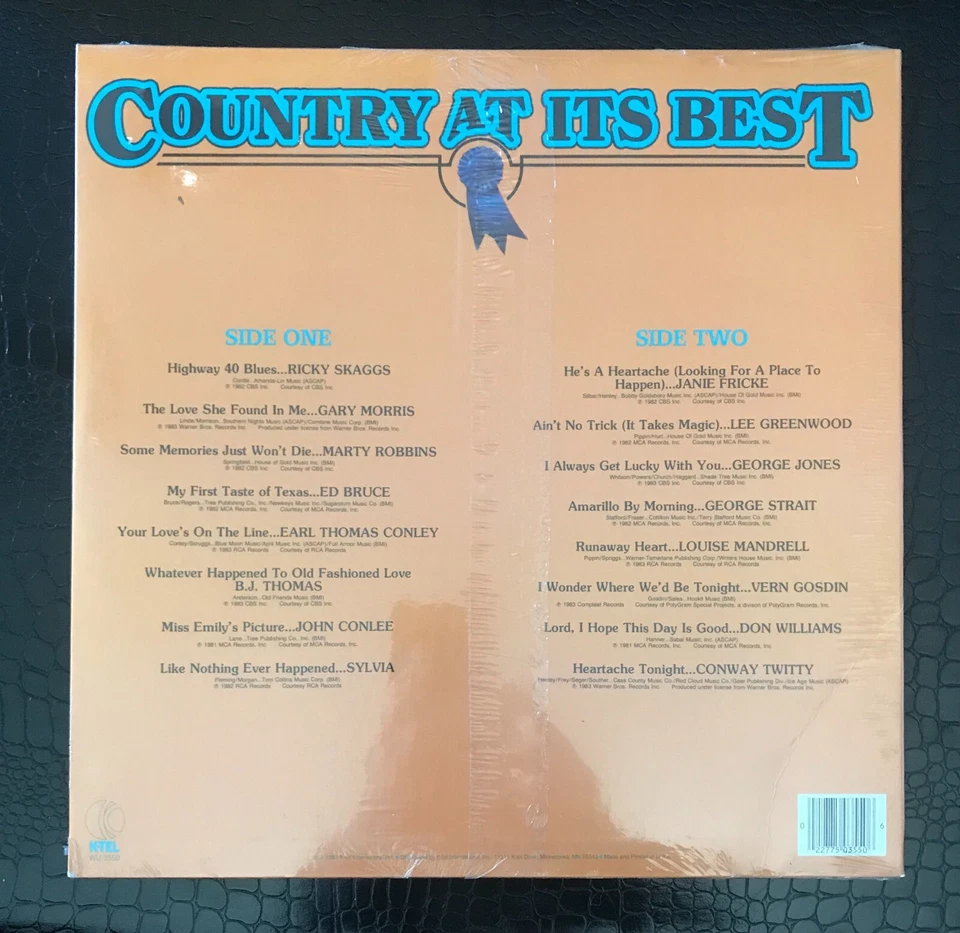 Country At It’s Best Ricky Skaggs George Jones John Conlee Conway Twitty/Eagles - Image 2 of 2