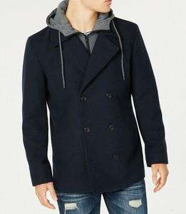 hooded peacoat