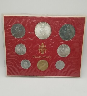 1971 Italy MCMLXXI ANNO IX Vatican Coin Set #0690 | eBay