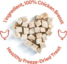 Freeze-Dried Chicken Breast Dog Treats 7oz 100 Natural Chicken