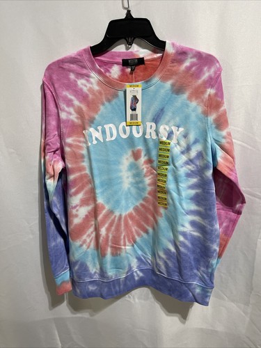 Modern Canvas Damen Indoorsy Batik Grafik weiches Fleece Sweatshirt NEU