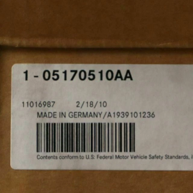 Ajustador de asiento delantero izquierdo genuino Mopar 2004-2008 Chrysler Crossfire 5170510AA Foto 3 de 4