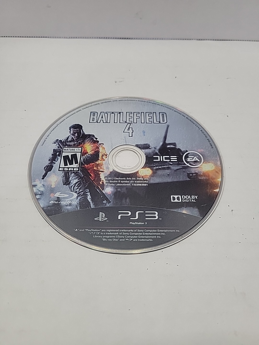 Battlefield 4 (PlayStation 3 PS3) - DISC ONLY Tested & Working