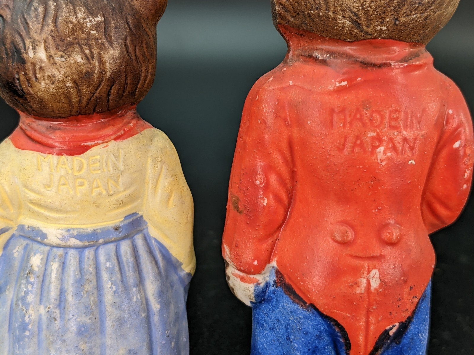 Vintage Bisque Penny Doll Anthropomorphic Fox Bear Couple eBay