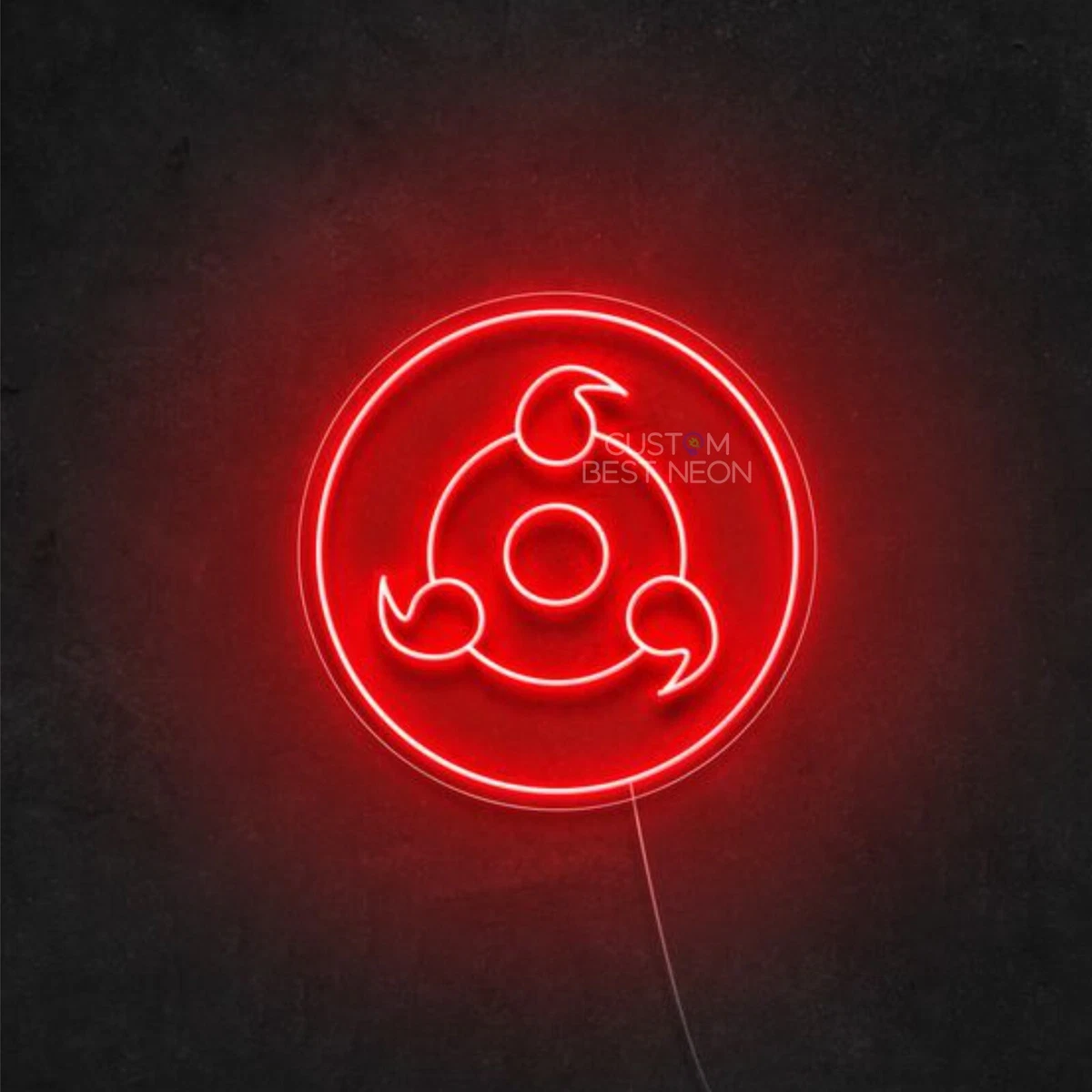 Naruto neon sign Japanese RINNE Sharingan lamp Anime neon sign naruto decor