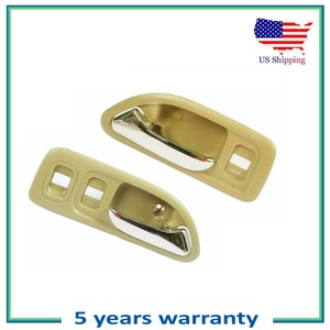 Details About Front 2pcs Tan Interior Inside Door Handle For 1994 1997 Honda Accord Lx Ex