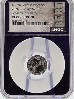 2026 Great Britain S20P Britannia & Liberty Reverse Proof Silver .999 NGC PF70