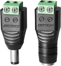 10 Pairs 12V DC Power Jack Connector 5.5Mm X 2.1Mm Male and Female 24V Socket fo