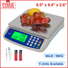 Large Digital Kitchen Scale 30KG Commercial Food Scale 66LBS for Baking Bread