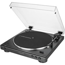 Audio-Technica AT-LP60XBT-USB-BK Fully Automatic Belt-Drive Turntable, Analog, U
