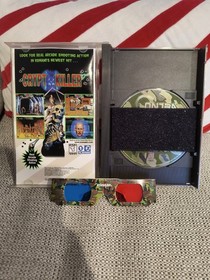 Contra: Legacy Of War (Sega Saturn, 1997) Cib w/ 3D Glasses! Tested & Working!